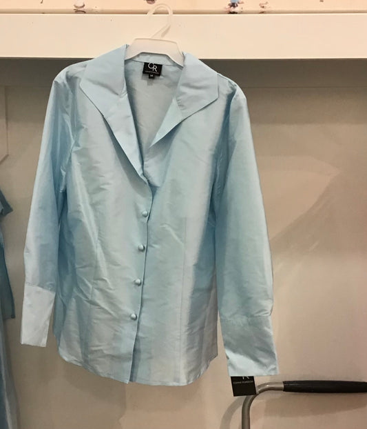 Classic McFadden Shirt in Powder Blue by Connie Roberson