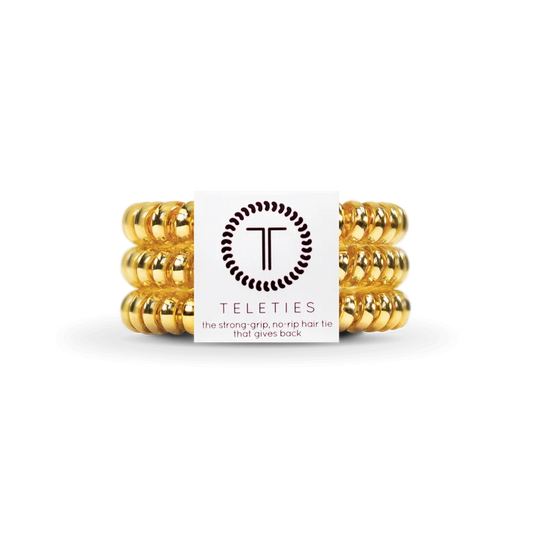 Sunset Gold Small Hair TIes by Teleties
