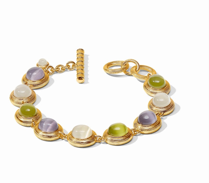 Cobblestone Tennis Bracelet in Multi Stone by Julie Vos