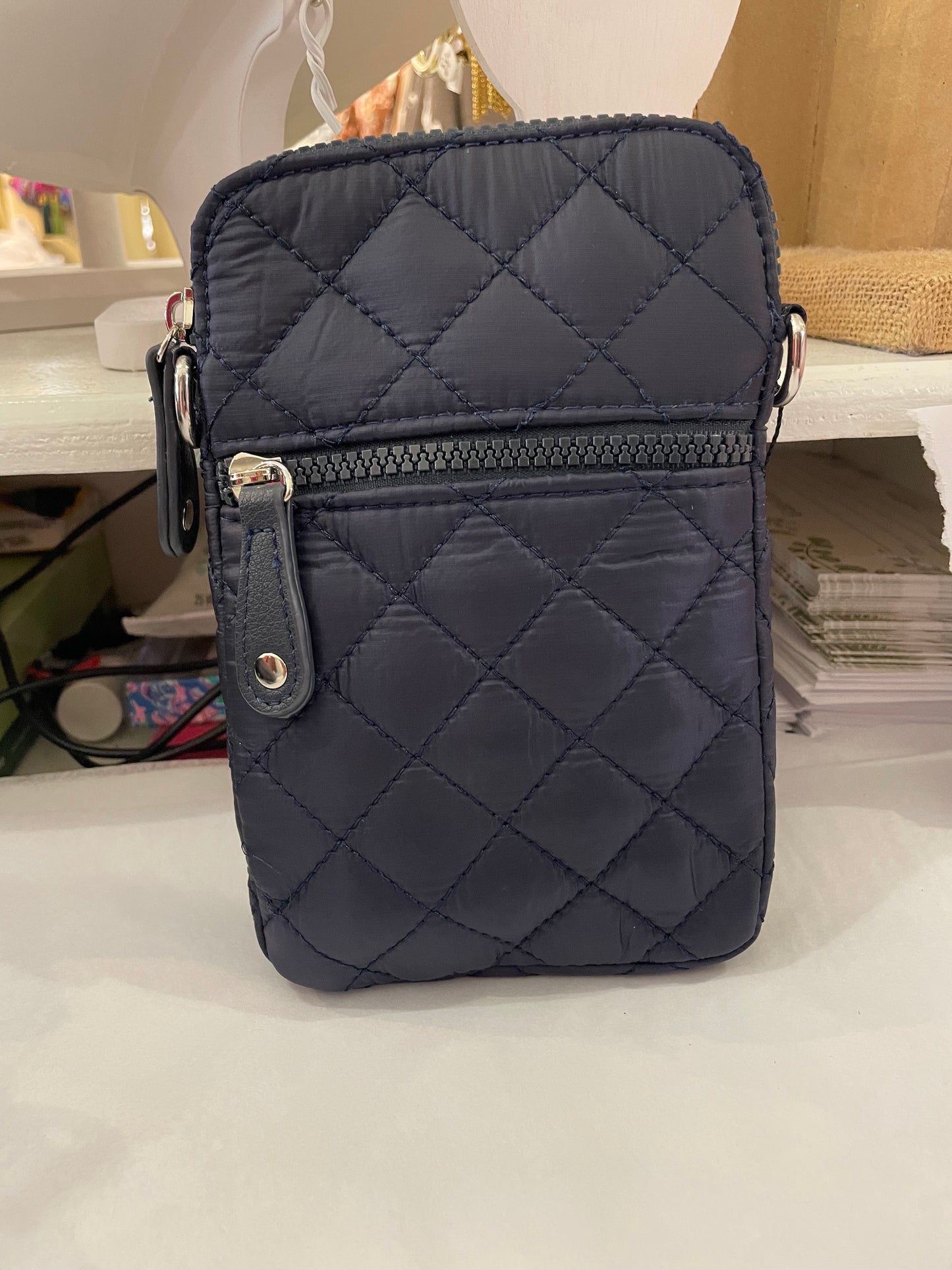 Quilted Cellphone Holder by BC Handbags