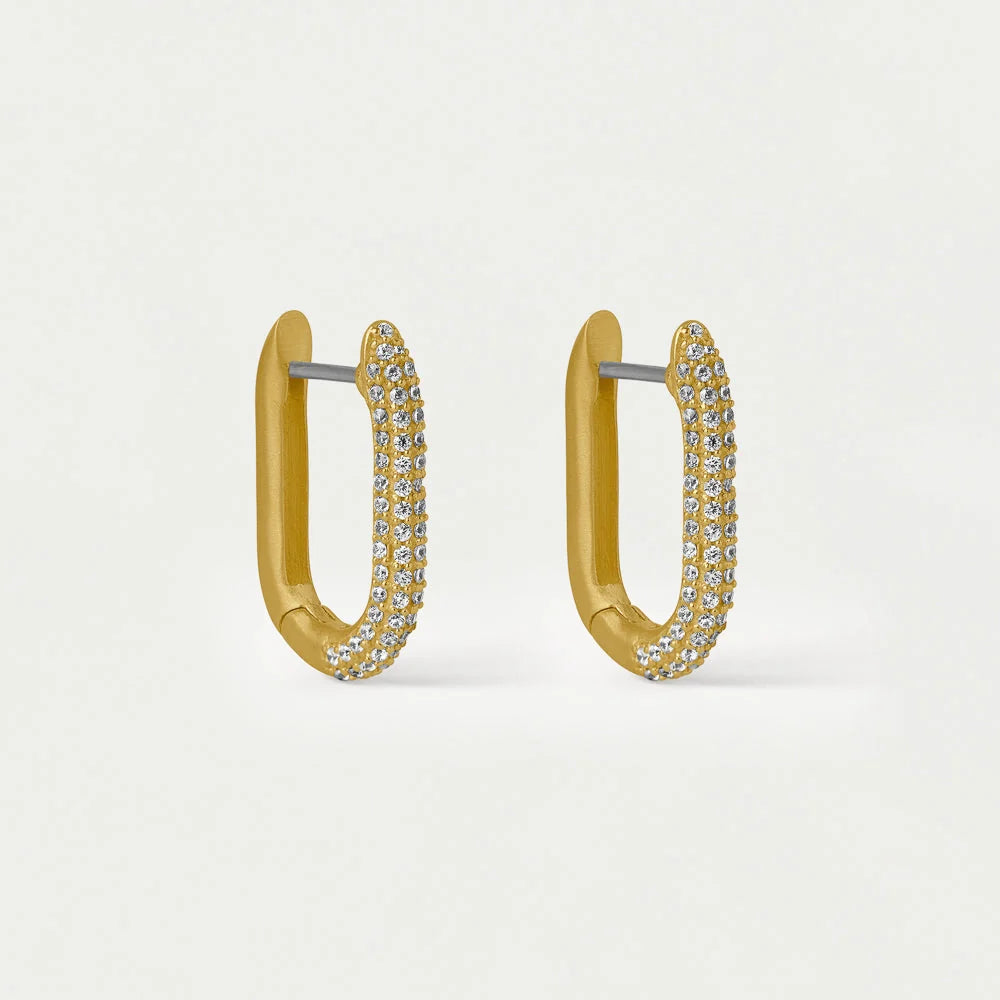 Mini Colette Pave Huggie Hoops by Dean Davidson