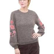 Saccharine Cherry Blossom Sleeves Sweater