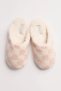 Slipper Let’s Get Cozy Pink Clay