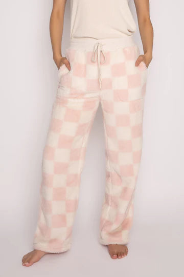 Let’s Get Cozy Pant in Pink Clay by P.J. Salvage