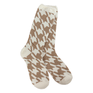 Houndstooth Portabella Sock by Crescent Sock Co