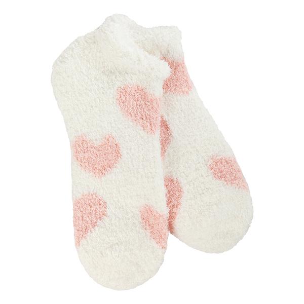 Cosy Low Rose Heart Sock by Crescent Sock Co