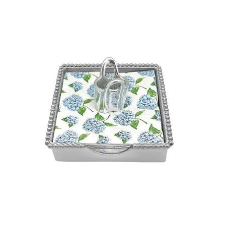 Tote Bag Beaded Napkin Box Set by Mariposa