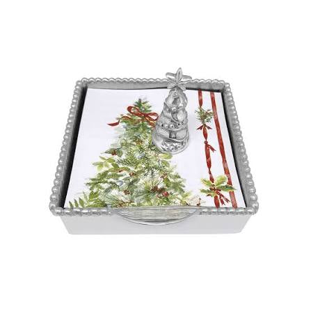 Christmas Tree Beaded Napkin Box Set by Mariposa