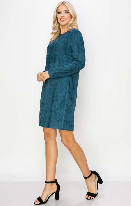 Aurora Long Sleeved Dress in Sea Green by Joh