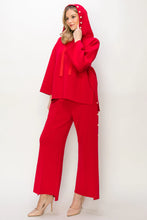 Load image into Gallery viewer, Francine Pearl Hoodie in Red by Joh
