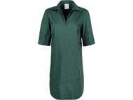 Endora Dress Weathercloth in Evergreen by Finley