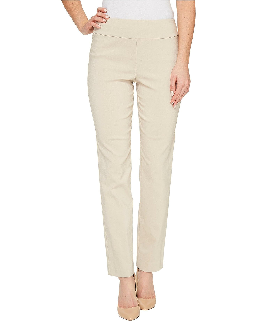 Krazy Larry Pull on Pant in Stone Style P-508