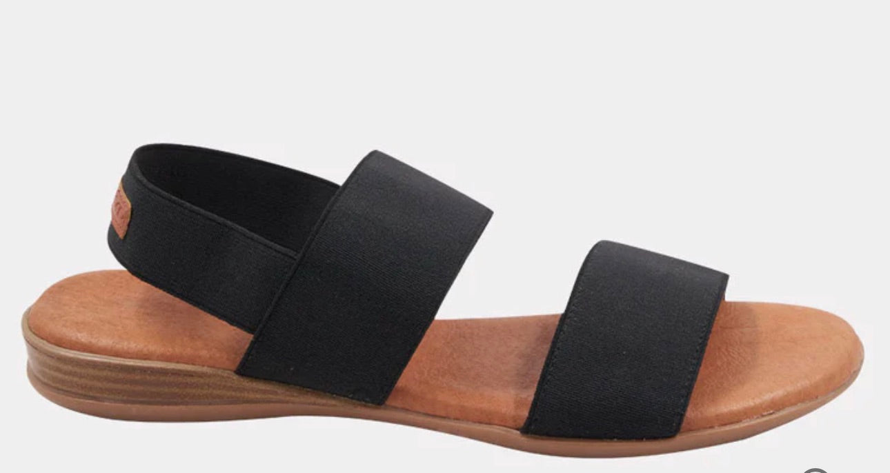 Nigella Featherweight Sandal in Black by Andre Assous