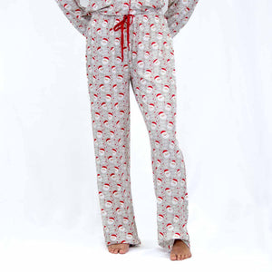 Holiday Sleep Pants in Cheerful Santa by Royal Standard