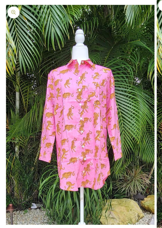 Just Darviny pink Tiger Shirt