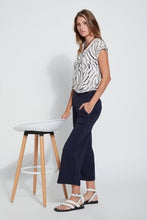 Load image into Gallery viewer, Leila Cropped Wide Leg in Black by Lysse 3138
