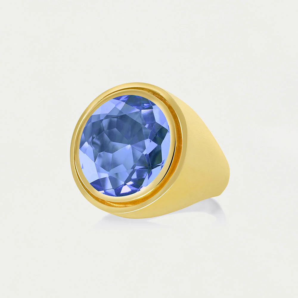 Signet Ring by Dean Davidson in Tanzenite