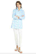 Patty Kim Elizabeth Blouse Peri Morning Glory