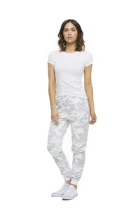 White Camo Charlie Joggers by Lazy Pants