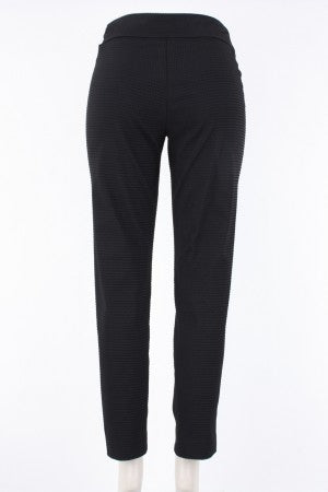 Velvet Dot Pull-On Pant in Black by Krazy Larry Style P-507