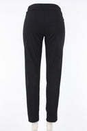 Velvet Dot Pull-On Pant in Black by Krazy Larry Style P-507