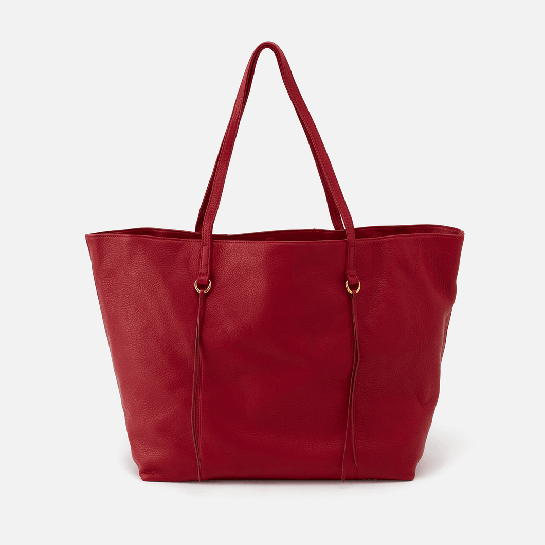 Kingston Tote Handbag in Scarlet by Hobo Handbags