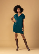 Load image into Gallery viewer, Vera Caftan Dress in Hunter Green  by Abbey Glass
