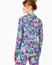 Load image into Gallery viewer, PJ Knit LS Button Up Top Oyster Bay Navy by Lilly Pulitzer
