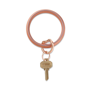 Leather Circle Keychain by Oventure