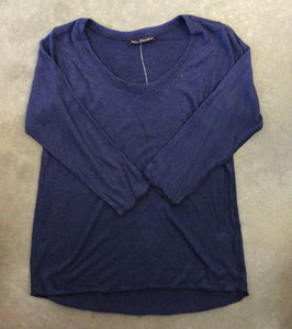 Round Neck 3/4 Sleeve Top by Nally and Millie