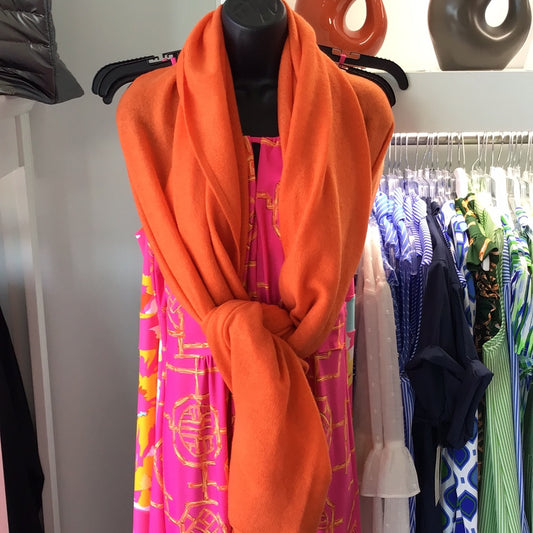 Cashmere Wrap Orange by In Cashmere