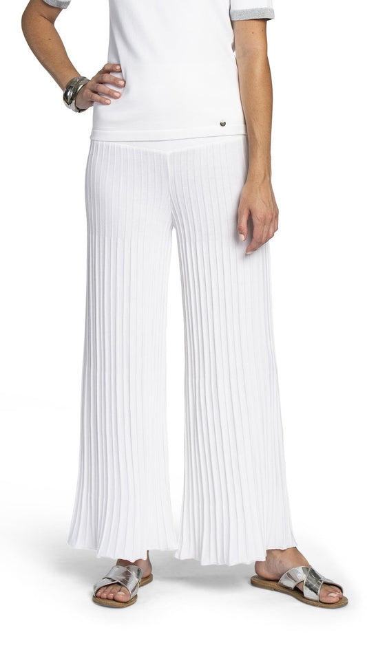 Biana Julia Pant in White