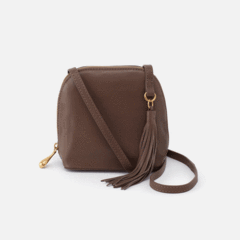 Nash Leather Crossbody Bag in Brown by Hobo Bags