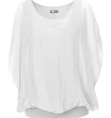 Woven 1/2 Sleeve Top White by M Made In Italy