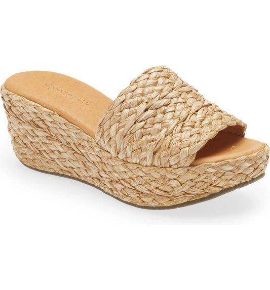 Yunis Sandal Natural Raffia by Chocolat Blue