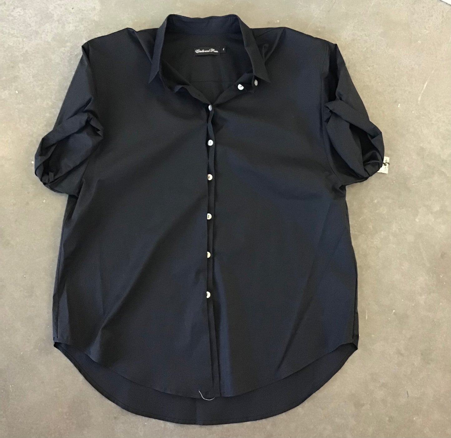 Boy Camp Shirt 3202 in Black by Estelle and Finn