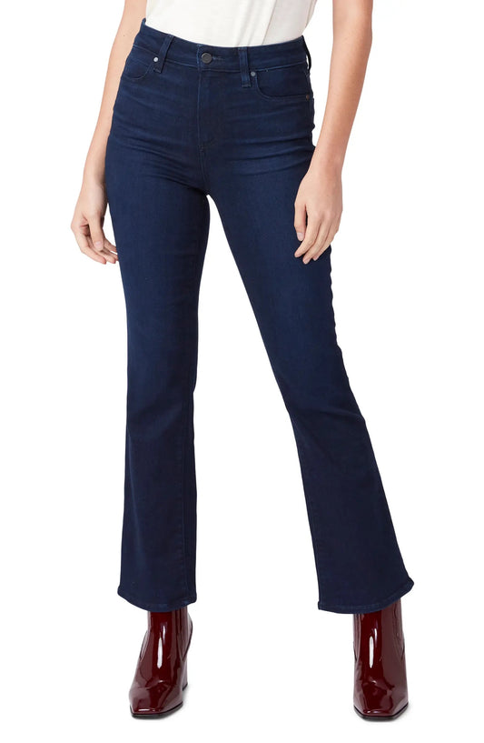 Claudine Ankle Flare Jean in Denali by Paige Denim