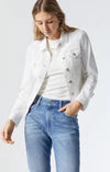 Samantha Double White Supersoft Jean Jacket by Mavi