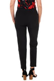 Krazy Larry pull on pant in black style P-508