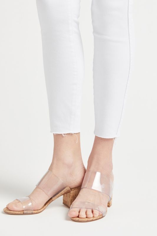 Kut From The Kloth High Rise Connie Ankle Skinny in Optic White