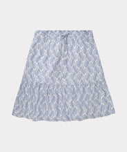 Load image into Gallery viewer, Pretty Print Short Skirt Blue by Esqualo
