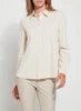 Roll Tab Button Down Shirt in in Cream by Lysse 2952