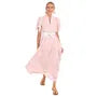 Heavily Embroidered Cotton Magnifico Midi/Maxi - Pink by Gretchen Scott