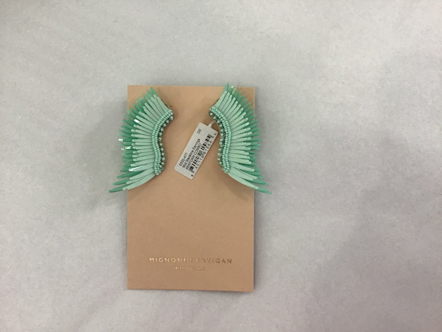 Midi Madeline Earrings in Seafoam combo by Mignonne Gavigan