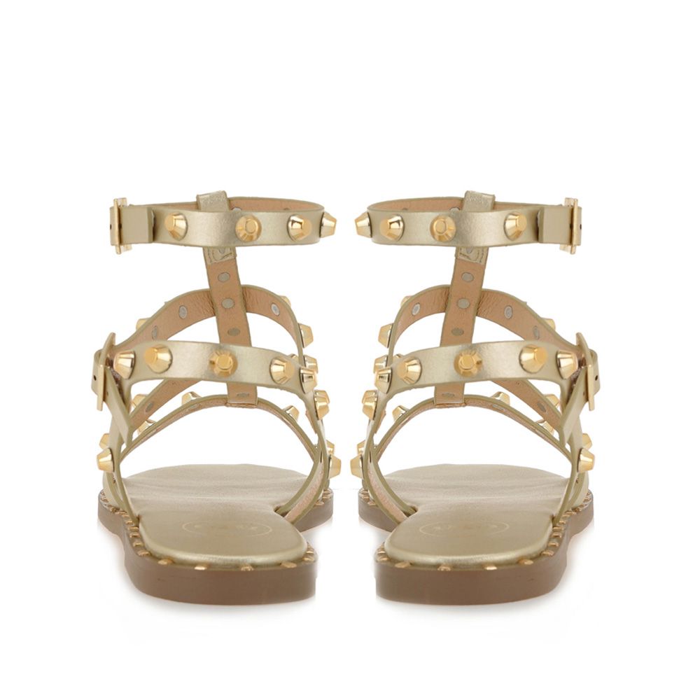 Stud Sandals in Gold by Exé