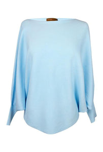 RYU Batwing Sweater in Light Blue by Kerisma