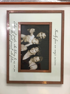 Family Faces Are Magic Mirrors Copper & Glass Photo Frame by Ben’s Garden
