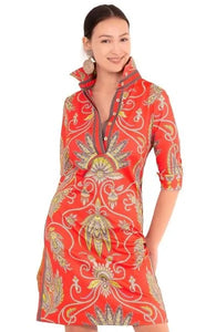 Everywhere Dress in Coral Plume by Gretchen Scott