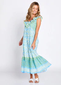 Taryn Maxi Dress Hydrangea by Bella Tu