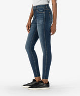 Connie High Rise Fab Ab Ankle Skinny Jean in Reprieve Tingle Wash by Kut from the Kloth